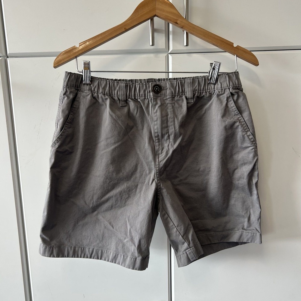 Chubbies Originals Mens 7 Inch Inseam Shorts Gray Elastic Waist Size Large